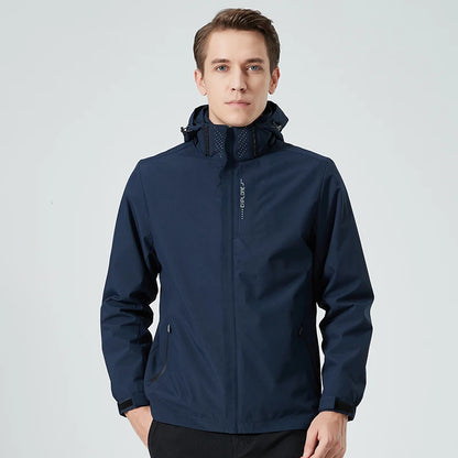 Men's Waterproof Windbreaker Coat